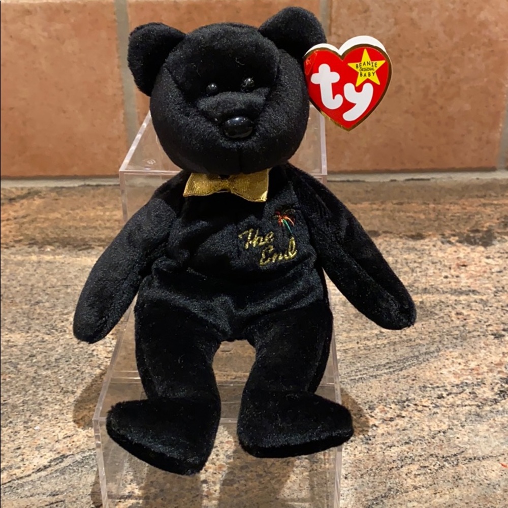 1999 Ty Beanie Baby THE END BEAR